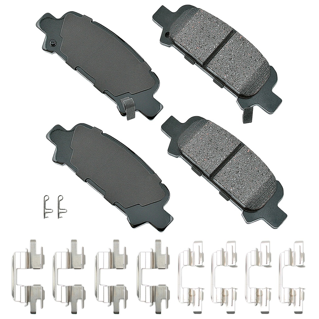 Akebono Brake Corporation - Proact Ultra-Premium Brake Pads - Rear