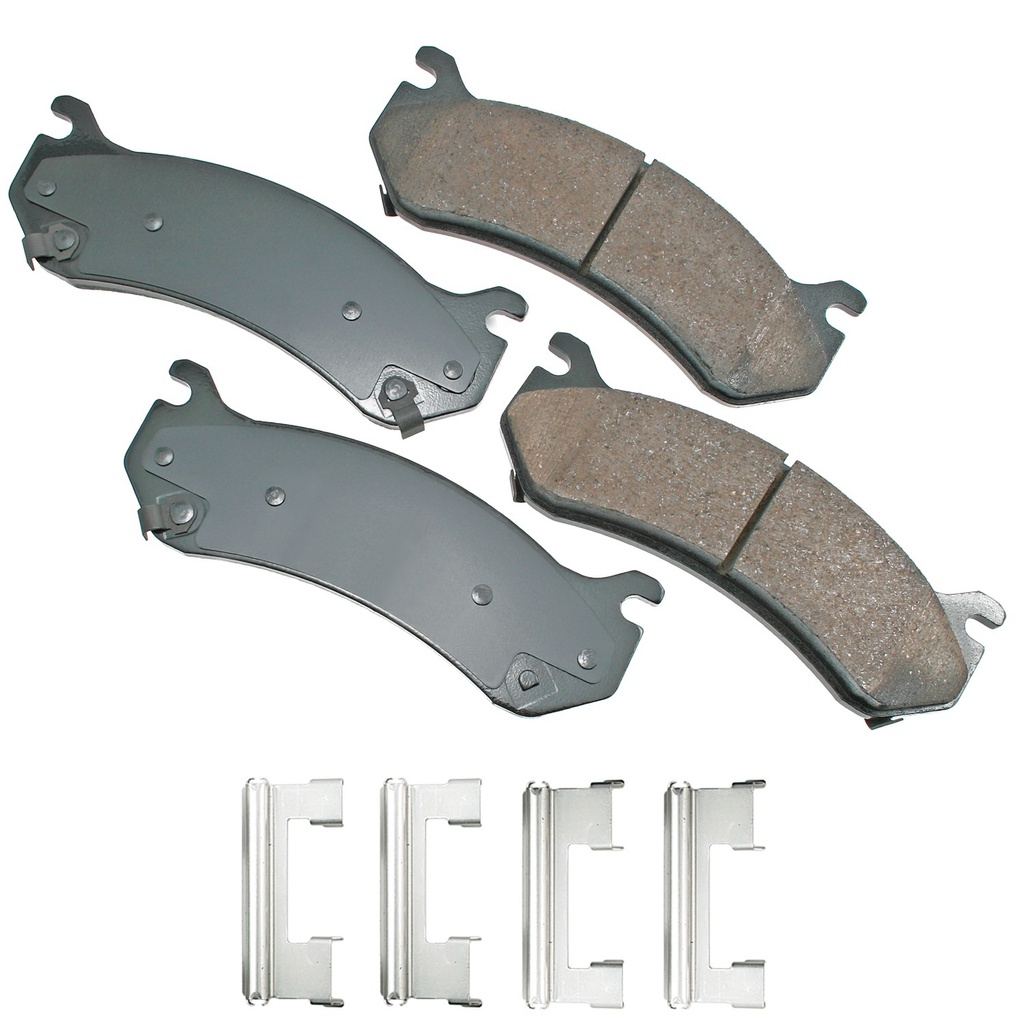 Akebono Brake Corporation - ProACT Ultra-Premium Brake Pads - Front & Rear
