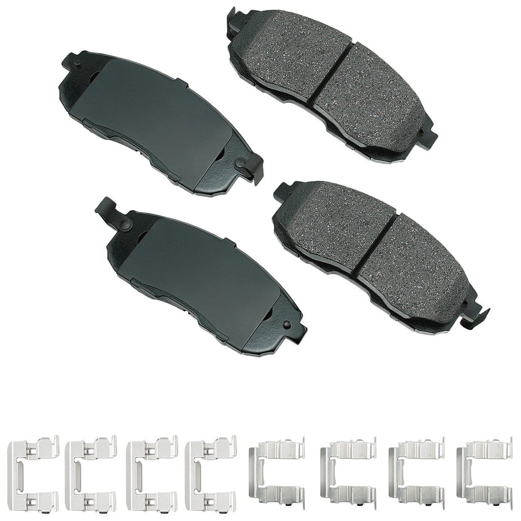 Akebono Brake Corporation - Proact Ultra-Premium Brake Pads - Front