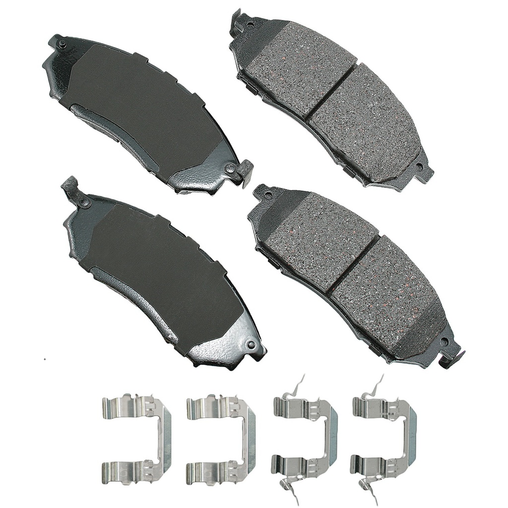 Akebono Brake Corporation - ProACT Ultra-Premium Brake Pads - Front