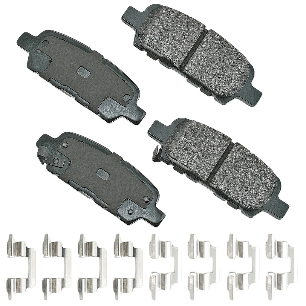 Akebono Brake Corporation - Proact Ultra-Premium Brake Pads - Rear