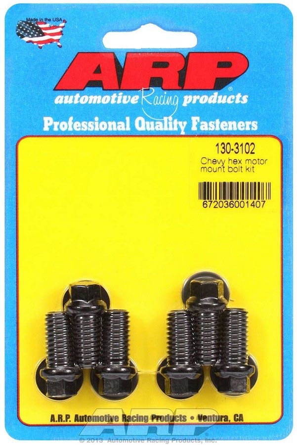 [ARP130-3102] ARP - Chevy V8 Motor Mount To Block Bolt Kit - 6pt.