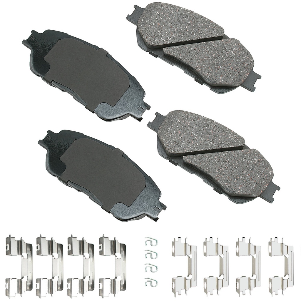 Akebono Brake Corporation - Proact Ultra-Premium Brake Pads - Front