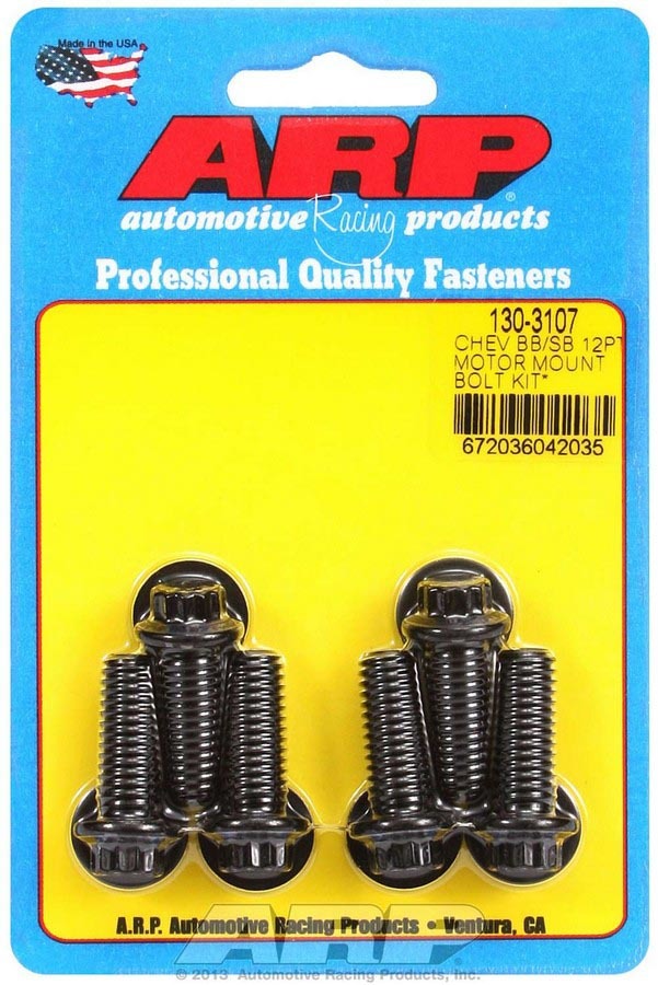 [ARP130-3107] Arp - Motor Mount Bolt Kit 12Pt. Chevy