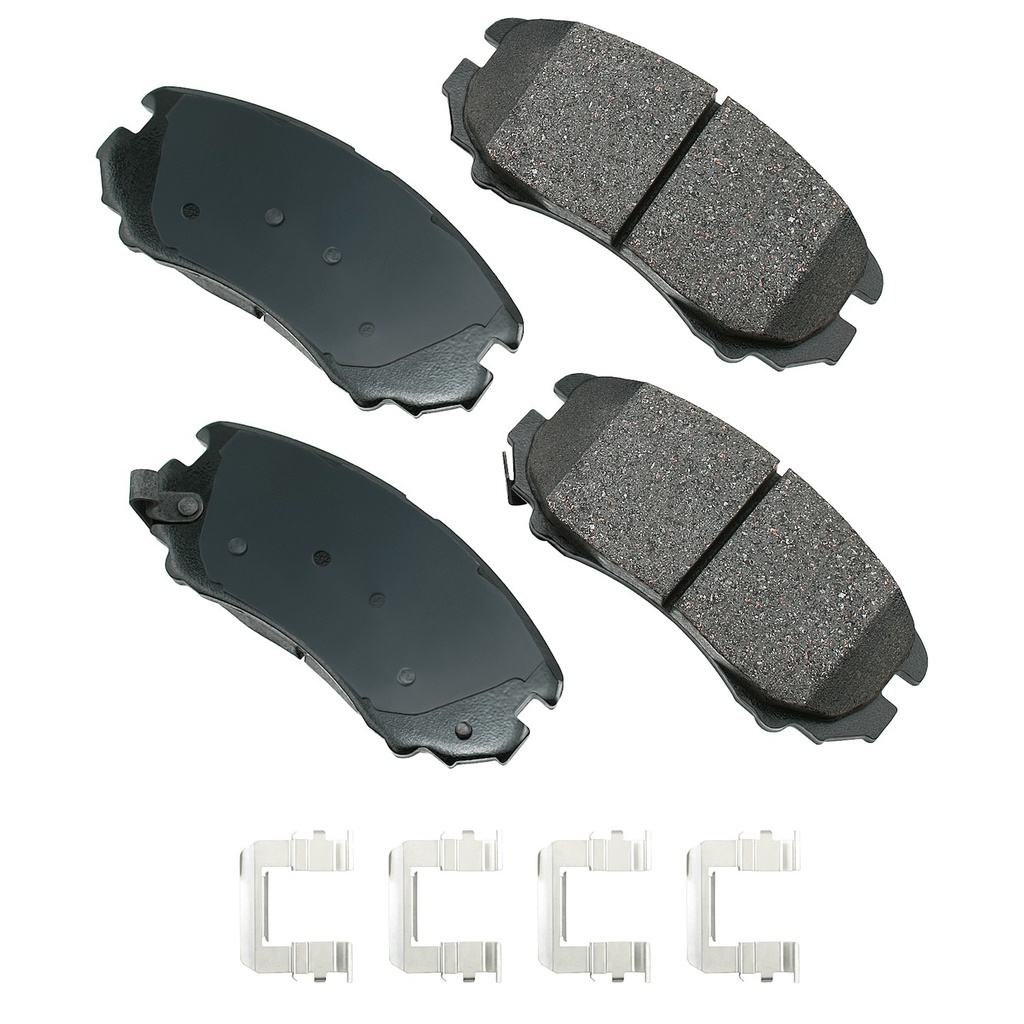 Akebono Brake Corporation - Proact Ultra-Premium Brake Pads - Front