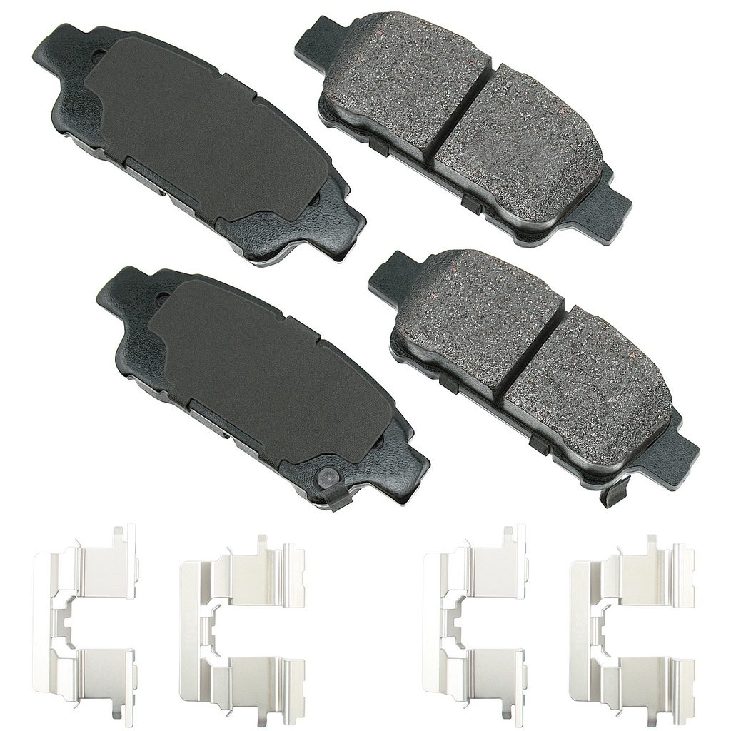 Akebono Brake Corporation - Proact Ultra-Premium Brake Pads - Rear
