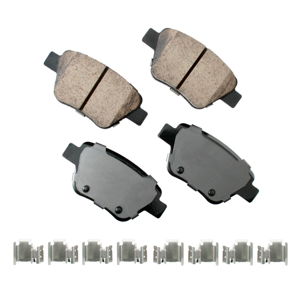 Akebono Brake Corporation - Brake Pads Rear Audi A3 11-13 Quattro 10-13