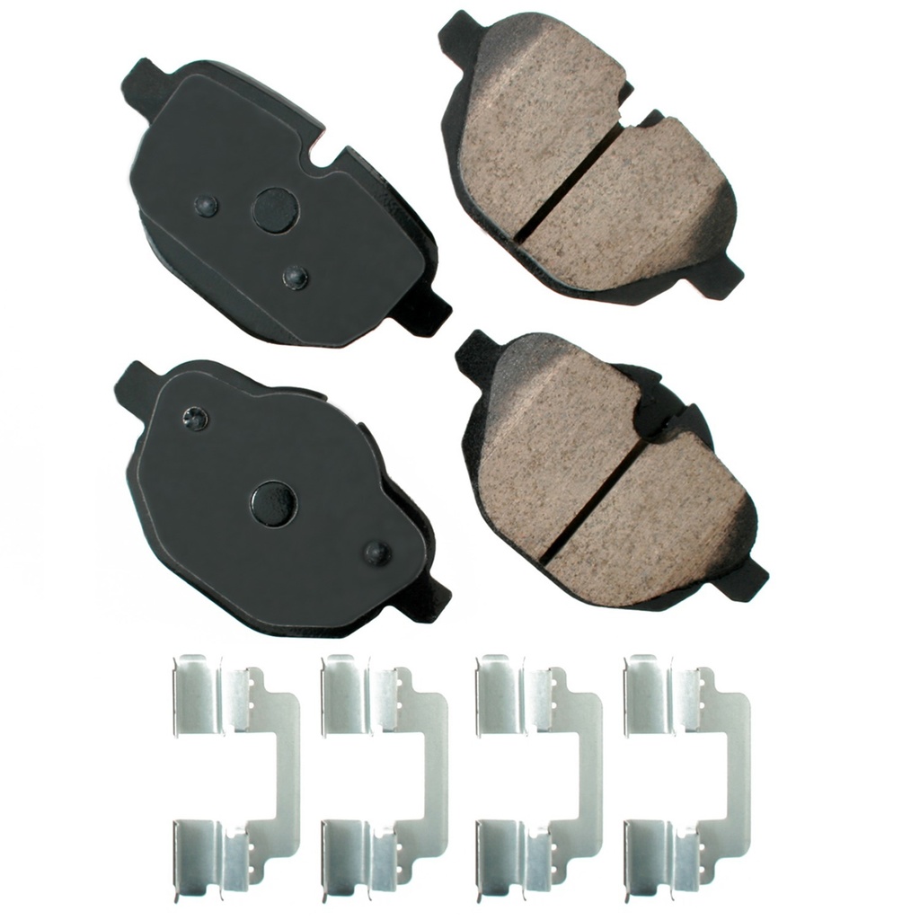 Akebono Brake Corporation - Euro Ultra-Premium Brake Pads - Rear