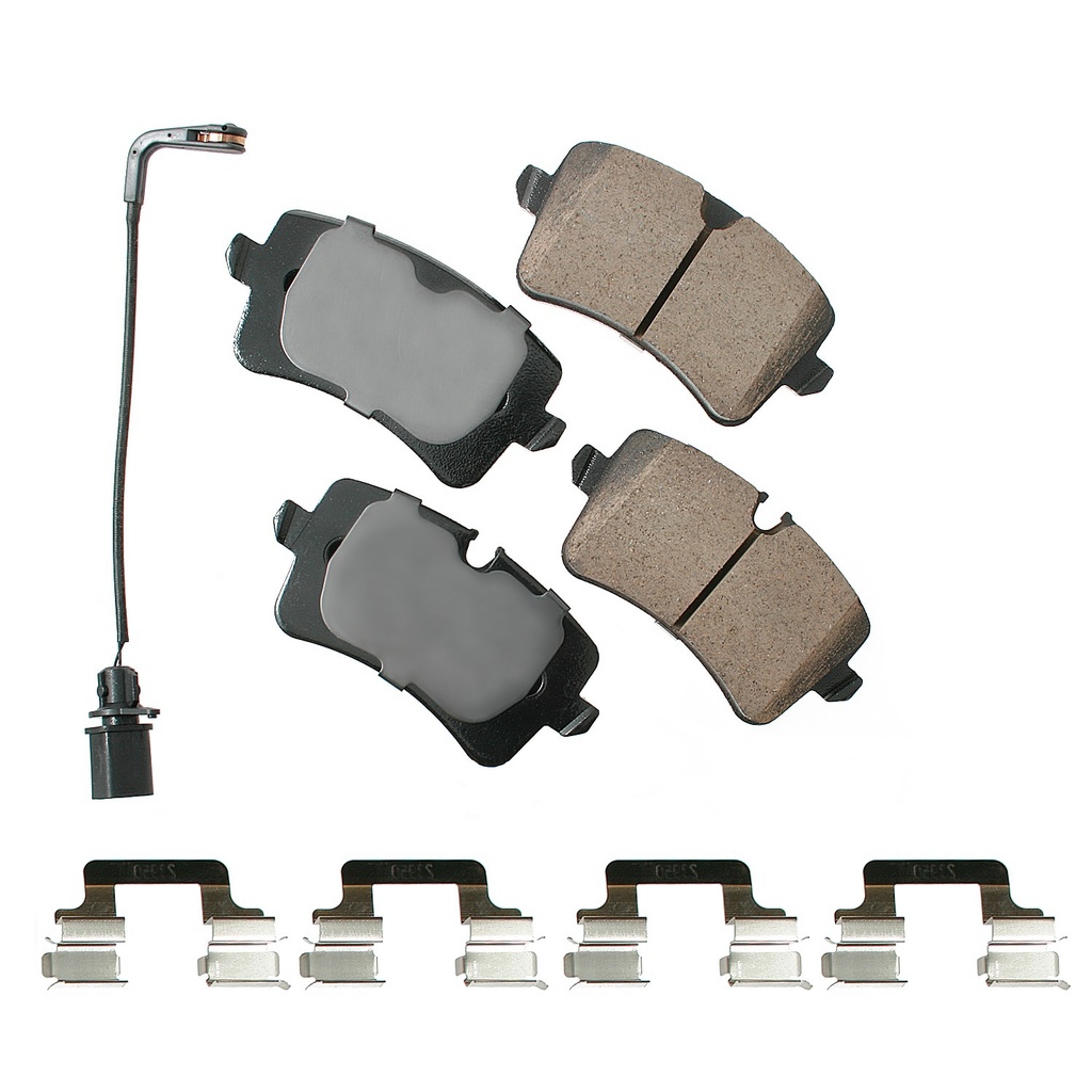 Akebono Brake Corporation - Euro Ultra-Premium Brake Pads - Rear