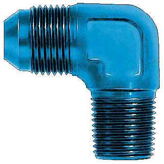 [AERFBM2038] Aeroquip - Adapter Fitting 90 Deg Alum #8 To 1/2 NPT