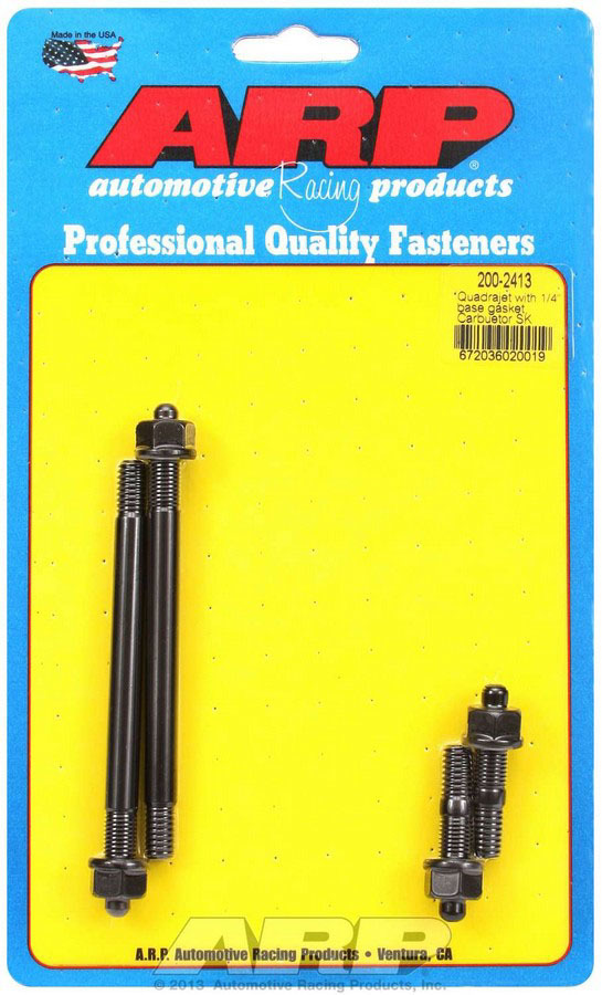ARP - Carb Stud Kit Quadrajet W/1/4in Thick Gasket