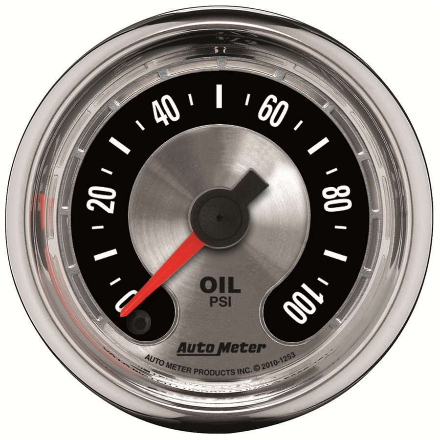 Autometer - 2-1/16 A/M Oil Pressure Gauge 0-100psi