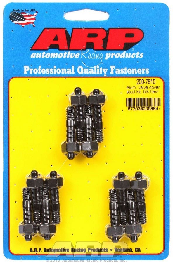 [ARP200-7610] ARP - Valve Cover Stud Kit 1/4 6pt. (12)