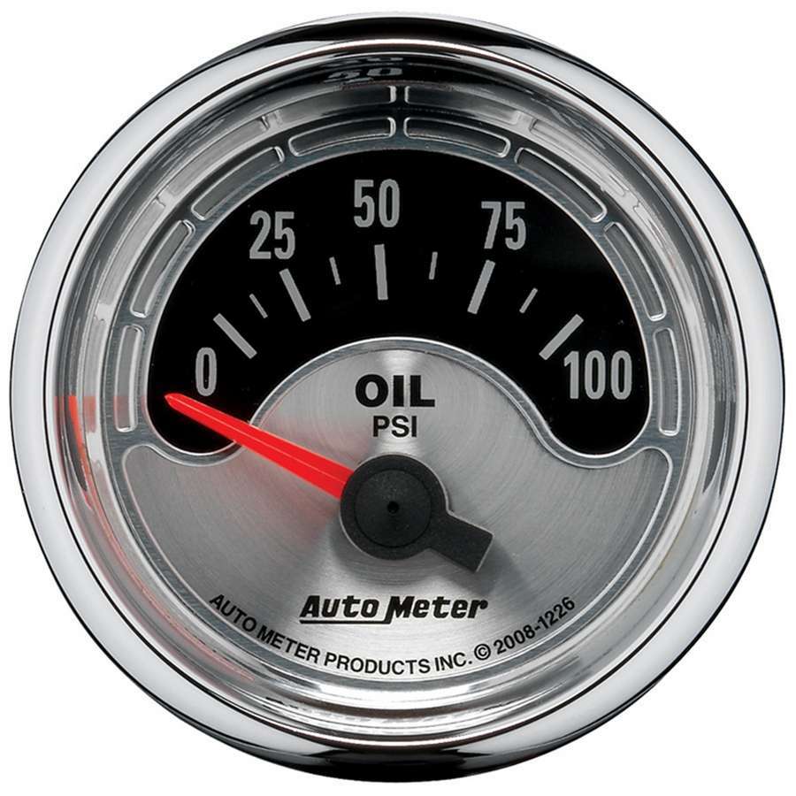 Autometer - 2-1/16 A/M Oil Pressure Gauge 0-100psi