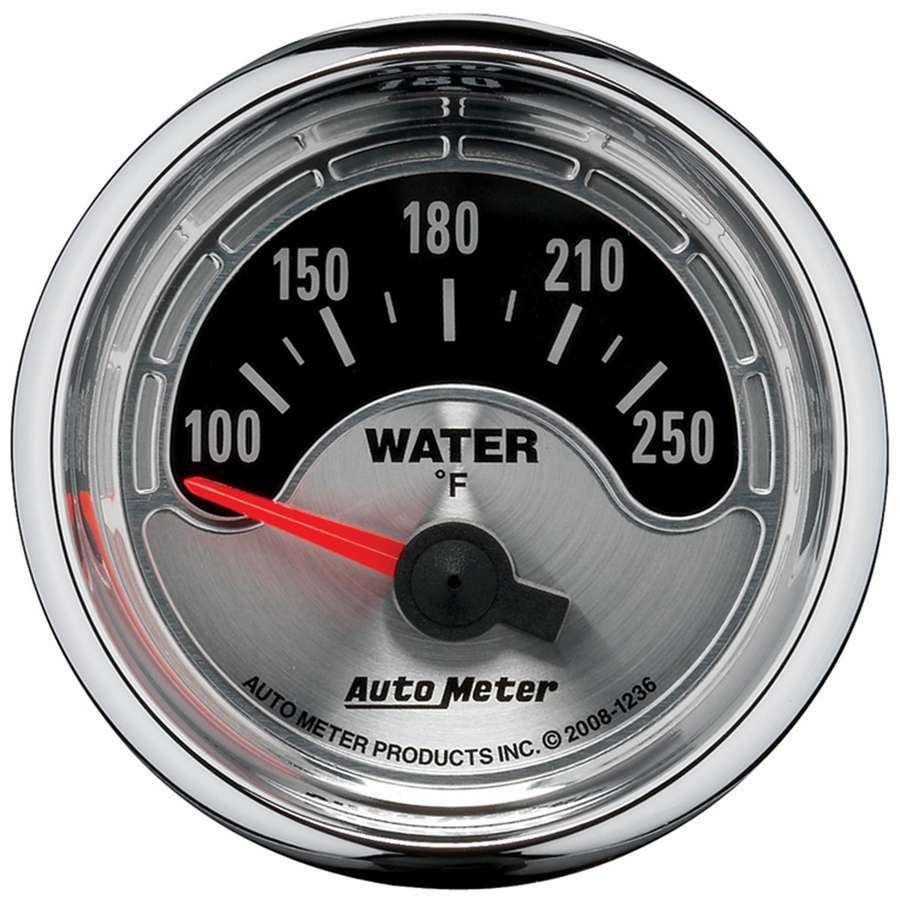 Autometer - 2-1/16 A/M Water Temp Gauge 100-250