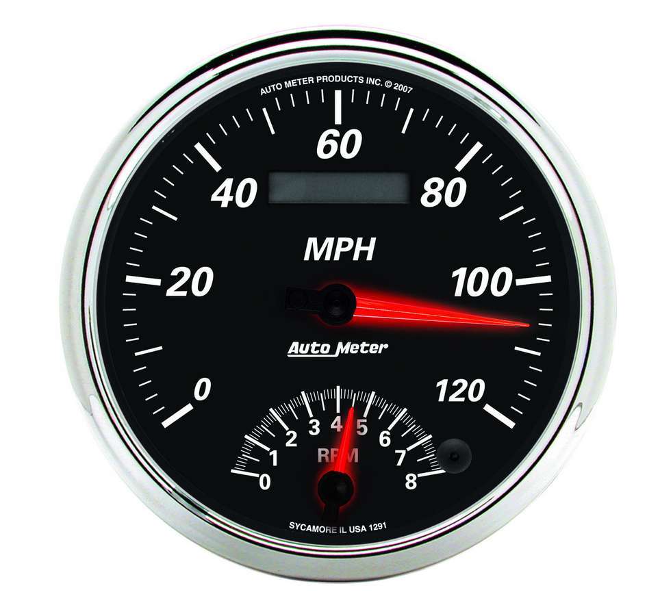Autometer - 5in Tach/Speedo Gauge 120 Mph 8000 Rpm