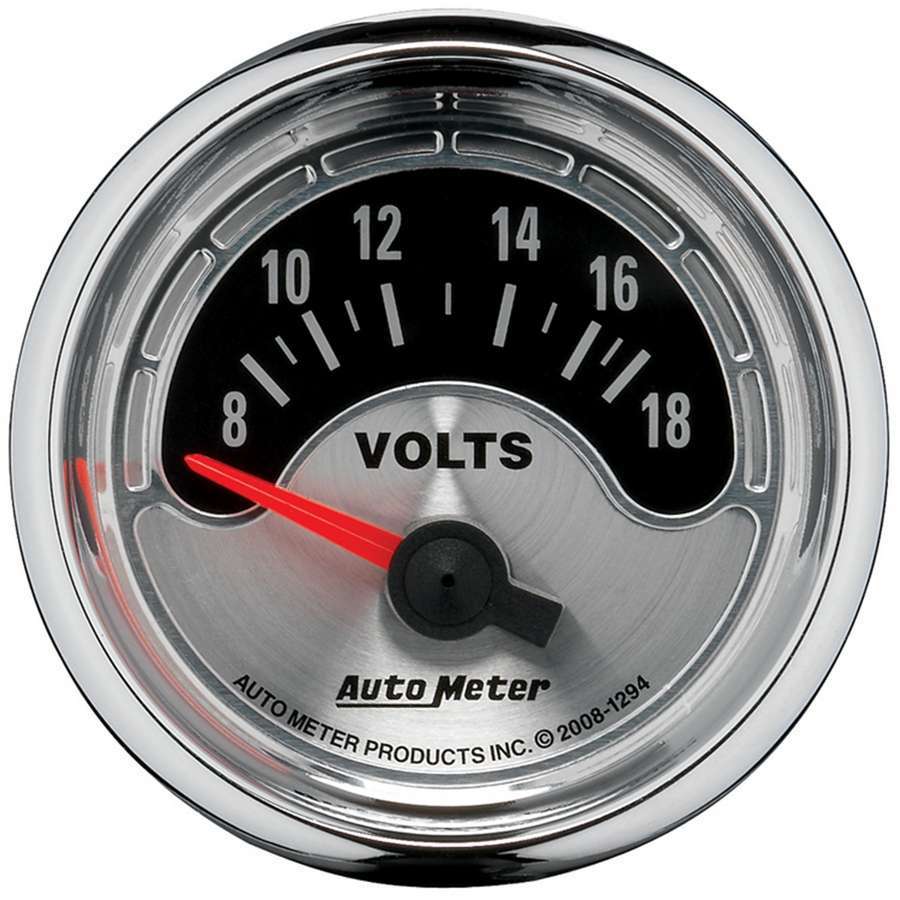 Autometer - 2-1/16 A/M Voltmeter Gauge 8-18