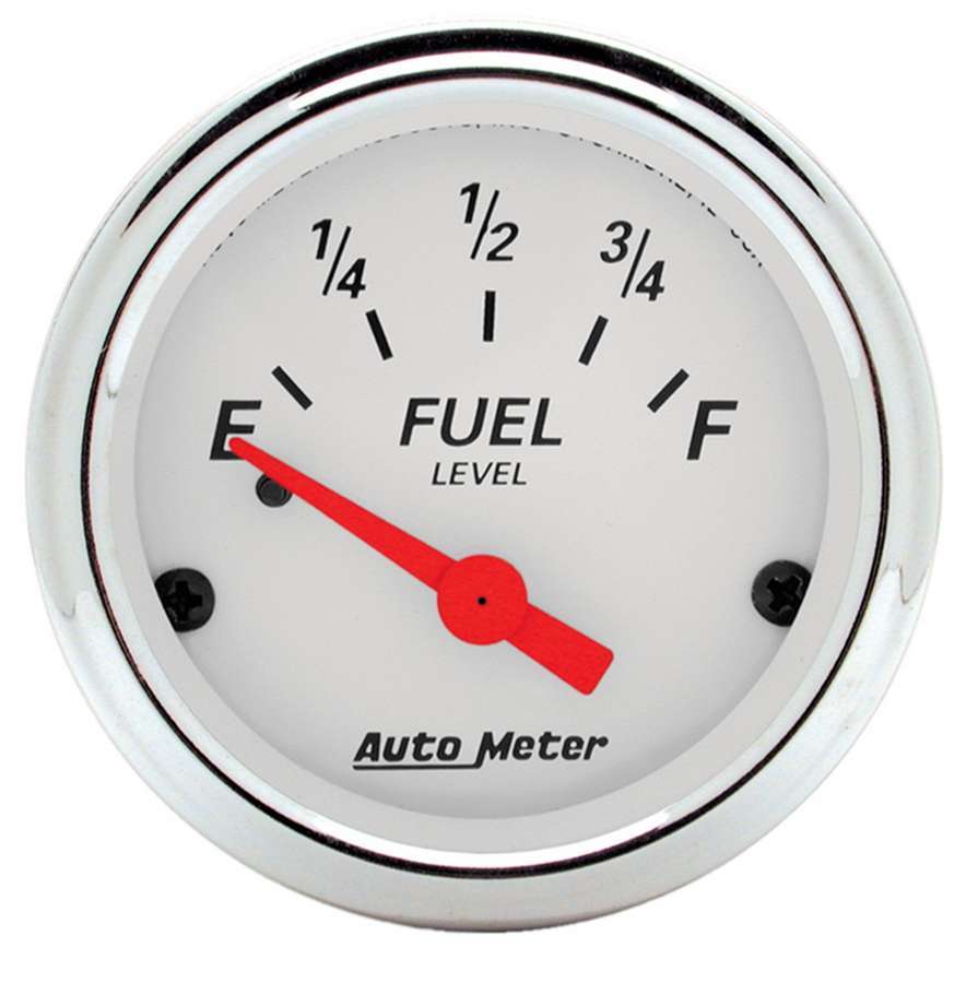 Autometer - 2-1/16in A/W Fuel Level Gauge - GM 0-90 Ohms