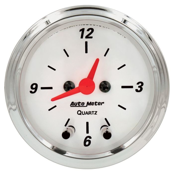 Autometer - 2-1/16In A/W Clock