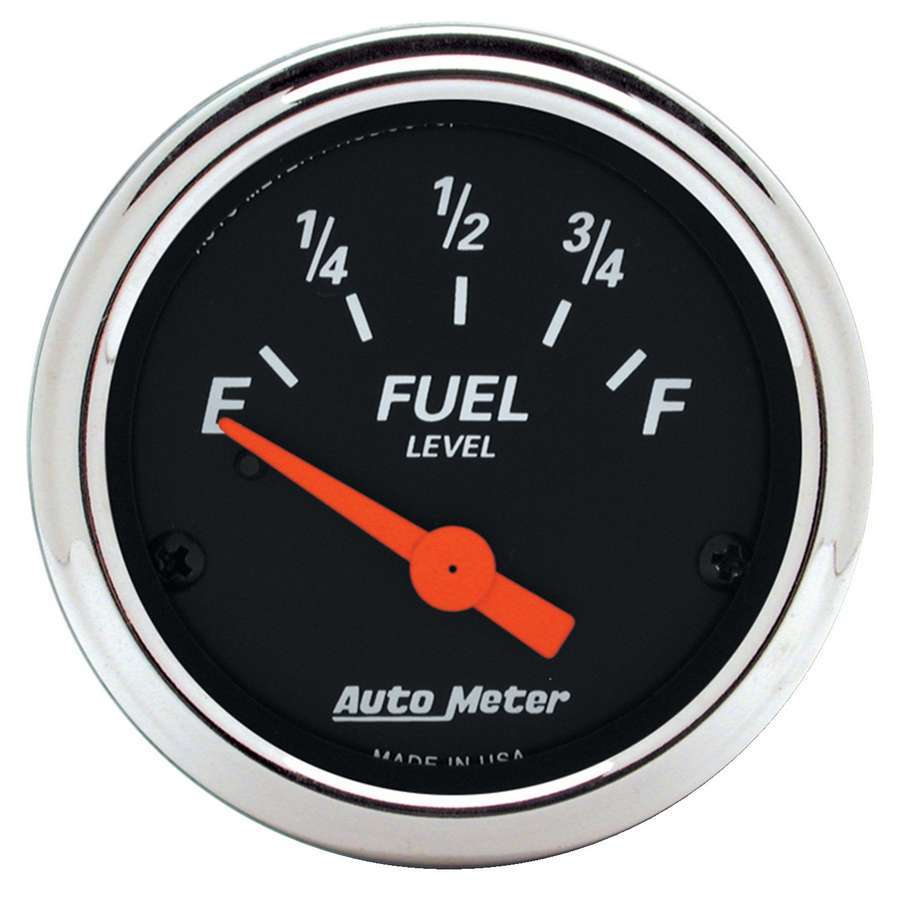Autometer - 2-1/16 D/B Fuel Level Gauge 0-90 Ohms