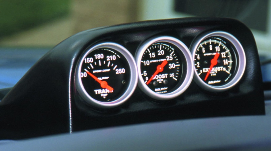 Autometer - 2-1/16in Triple Gauge Pod- 98-02 Dodge Ram