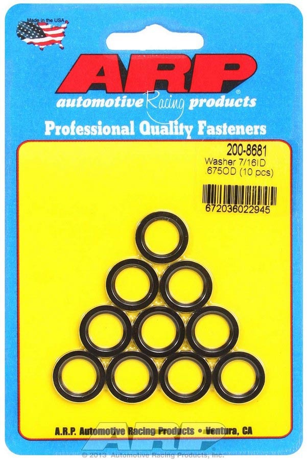 [ARP200-8681] ARP - Conn. Rod Washers - 7/16 Id X .675 Od Chamfer (10)
