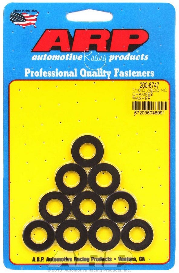ARP - Black Washers - 7/16 ID x 7/8 OD (10)