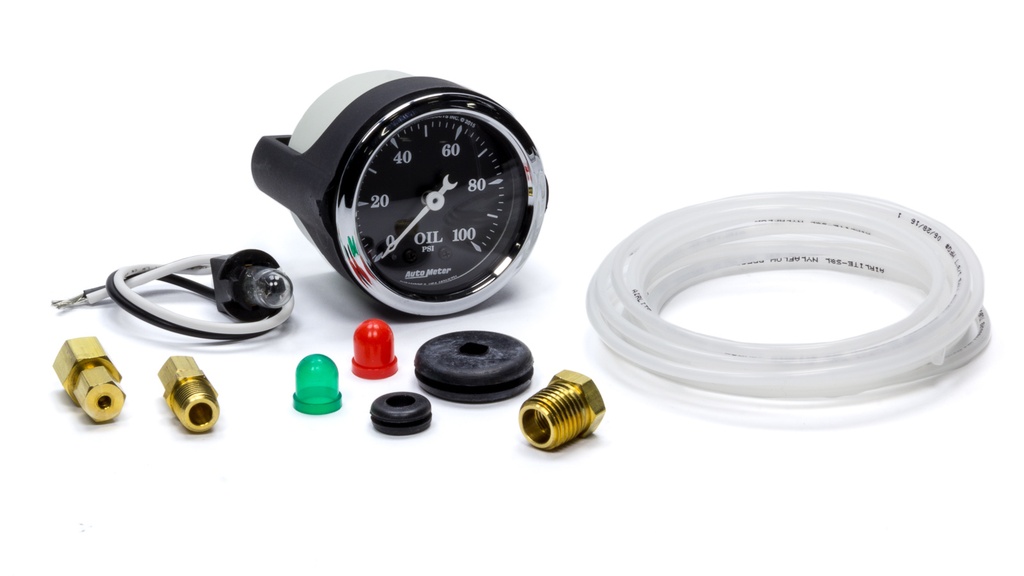 Autometer - 2-1/16 O/T/B Oil Press Gauge 100psi