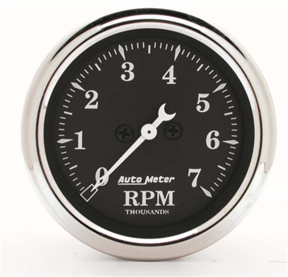 Autometer - Gauge Tachometer 2 1/16in 7k RPM In-Dash Black B