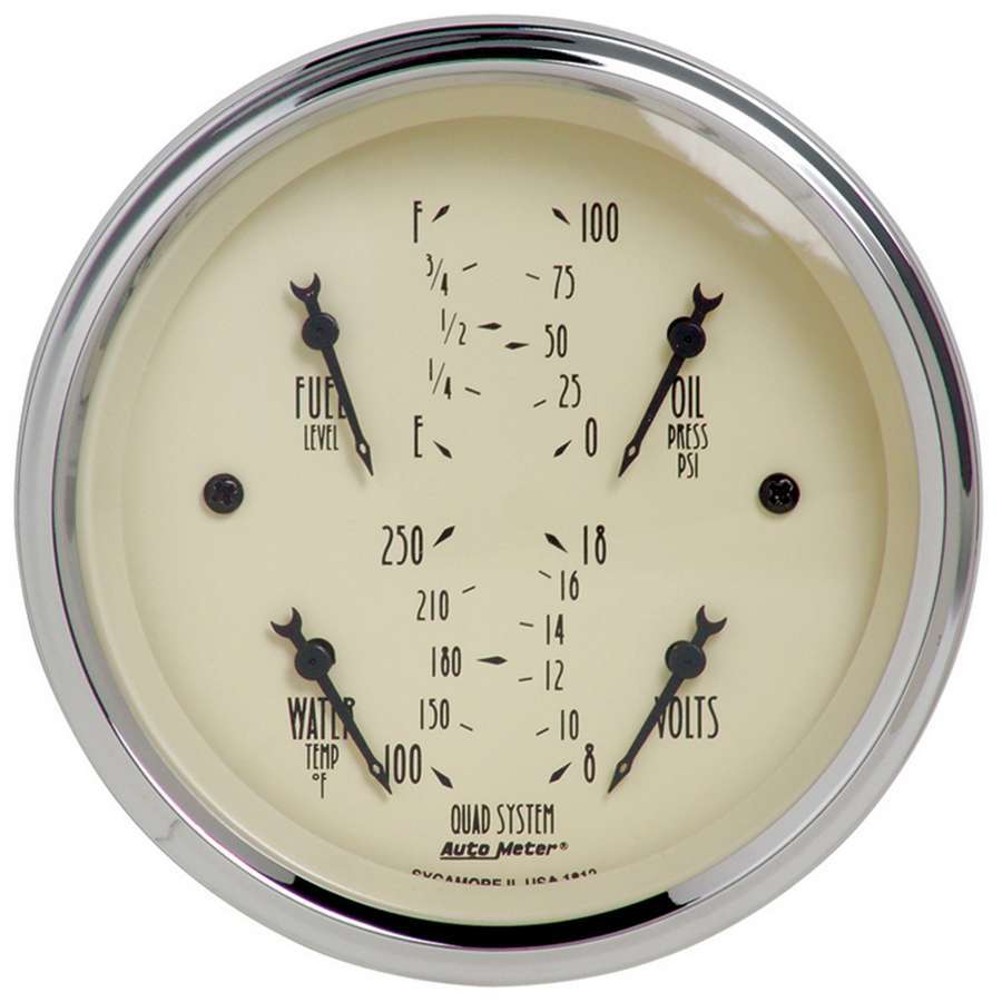 Autometer - 3-3/8in A/B Quad Gauge