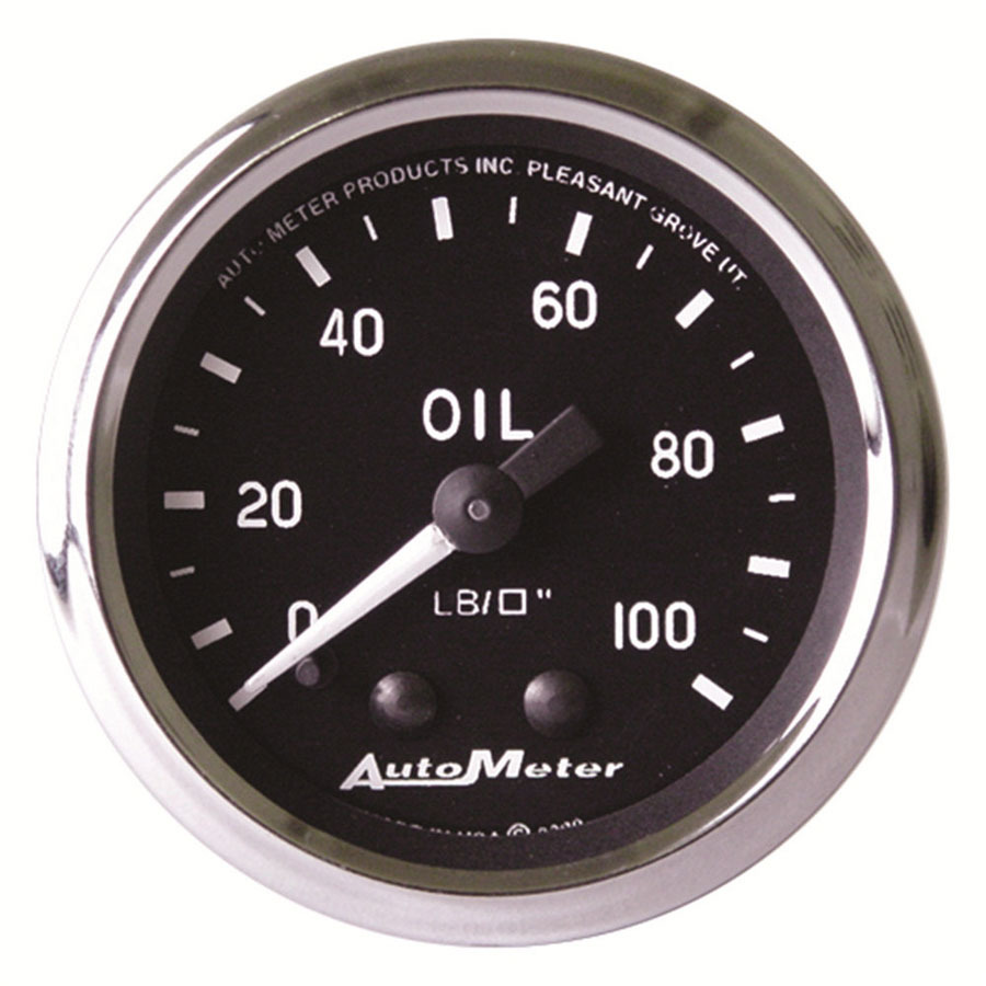 Autometer - 2-1/16in Cobra Series Oil Pressure Gauge