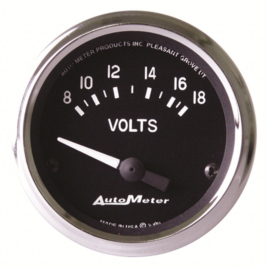 Autometer - 2-1/16In Cobra Series Voltmeter Gauge