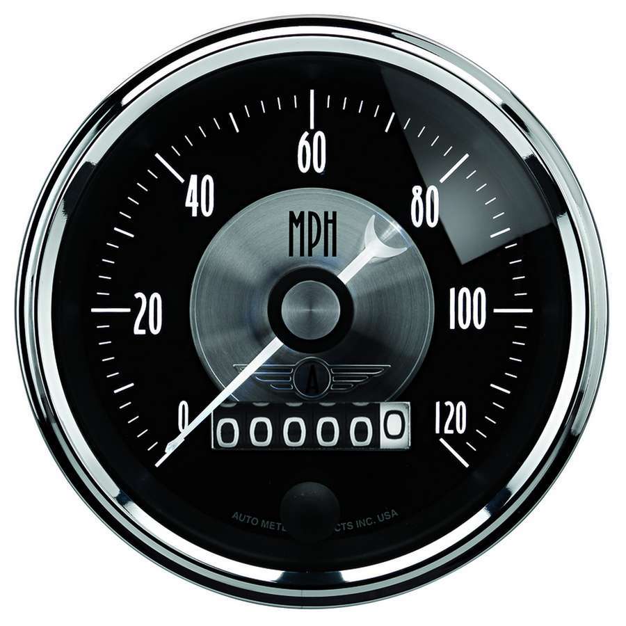 Autometer - 3-3/8 Speedometer Gauge 120mph Elec Programmable