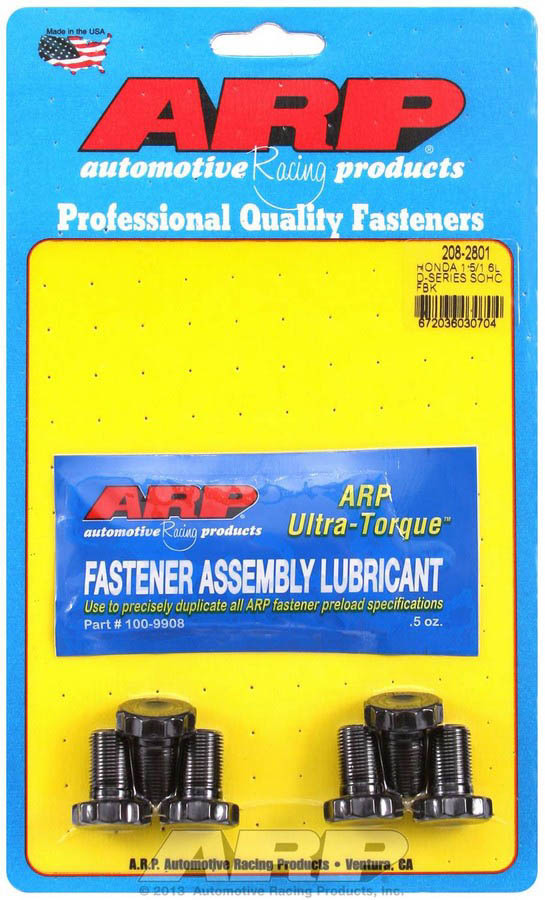 [ARP208-2801] ARP - Flywheel Bolt Kit Honda 1.5L/1.6L SOHC D-Series