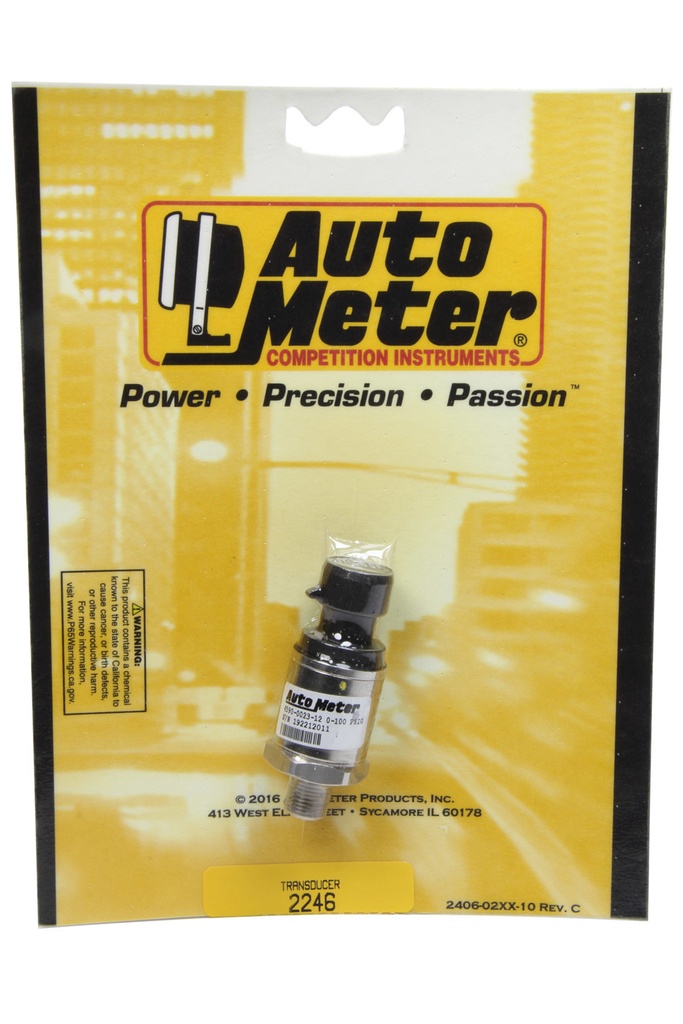 Autometer - Fuel Pressure Sender - Full Sweep