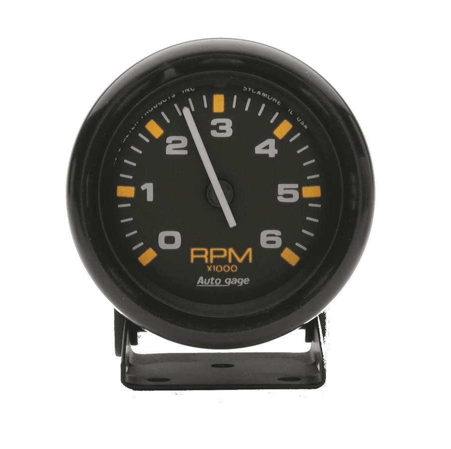 Autometer - Black Mini-Tach 6 000 Rp
