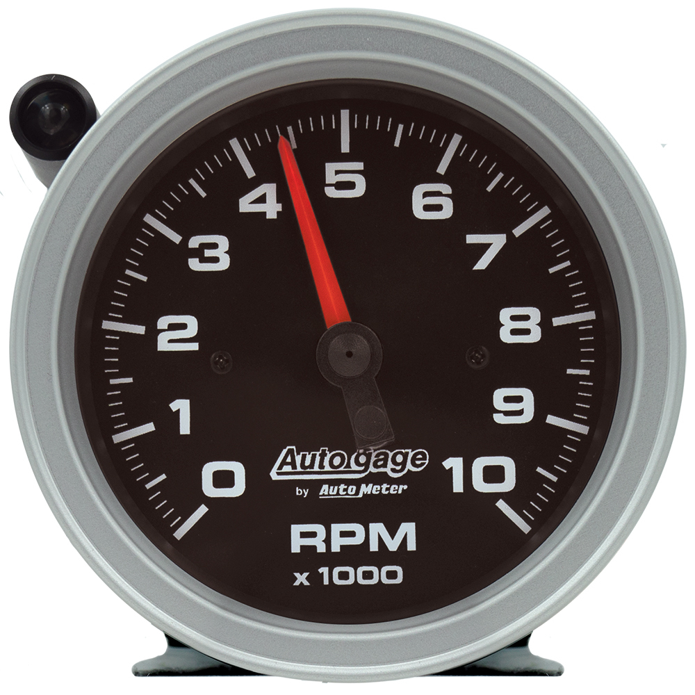 Autometer - 3-3/4in Autogage Tach - 10k Rpm W/Shift Light