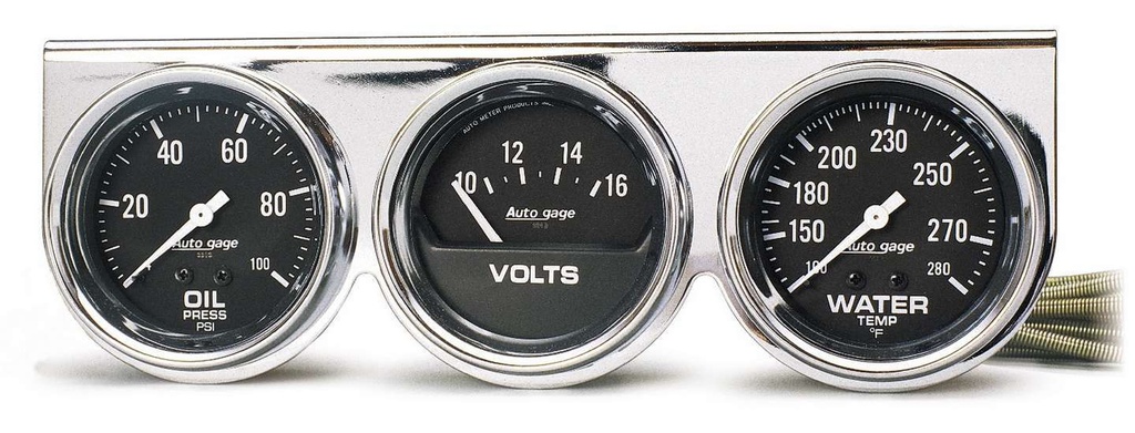 AutoMeter - 2-5/8 Chrm Mech Gauge Pn