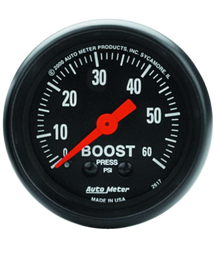 Autometer - 2-1/16in Z-Series Boost Gauge 0-60psi