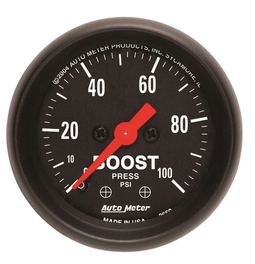 Autometer - 2-1/16in Z/S Boost Gauge - 0-100psi