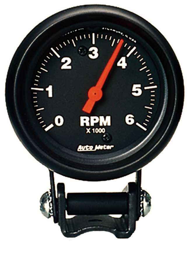 Autometer - 6000 Rpm Black Tach