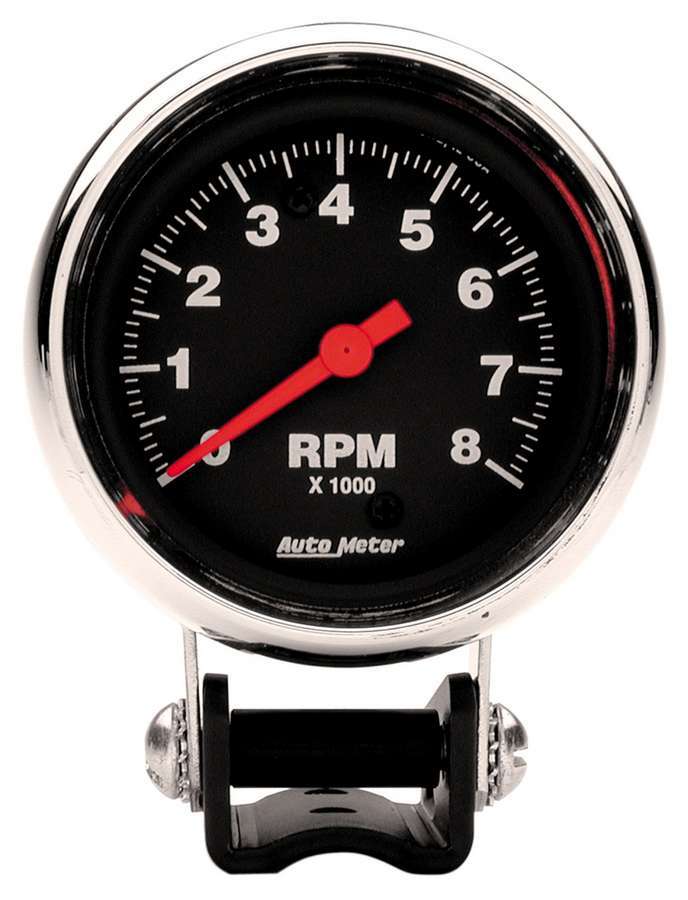 Autometer - 2-5/8In Chrome Tach 8000 Rpm