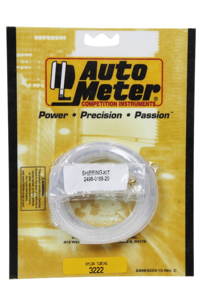 Autometer - 10' Nylon Tubing 1/8in