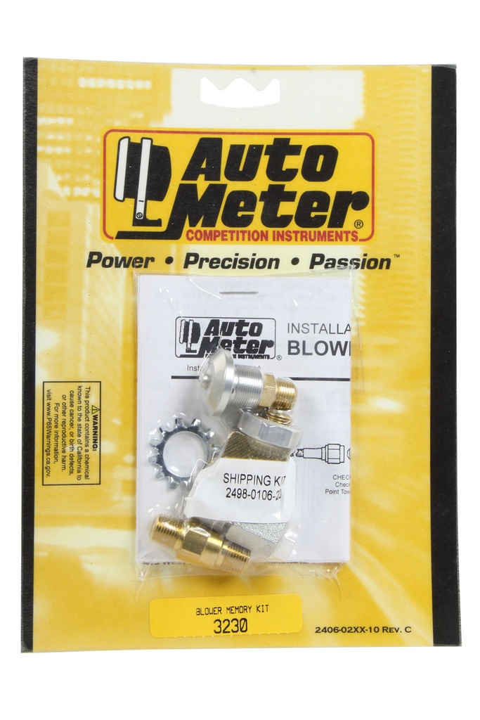 Autometer - Blower Memory Kit