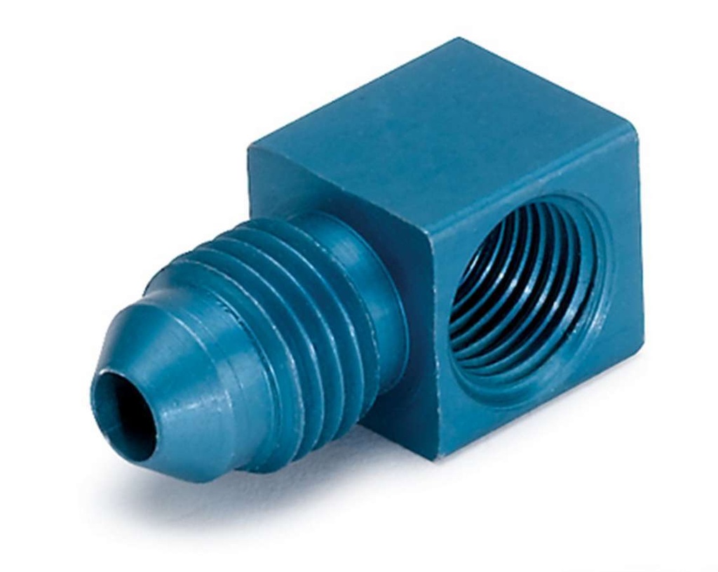 Autometer - -4an 90 Degree Fitting - Blue