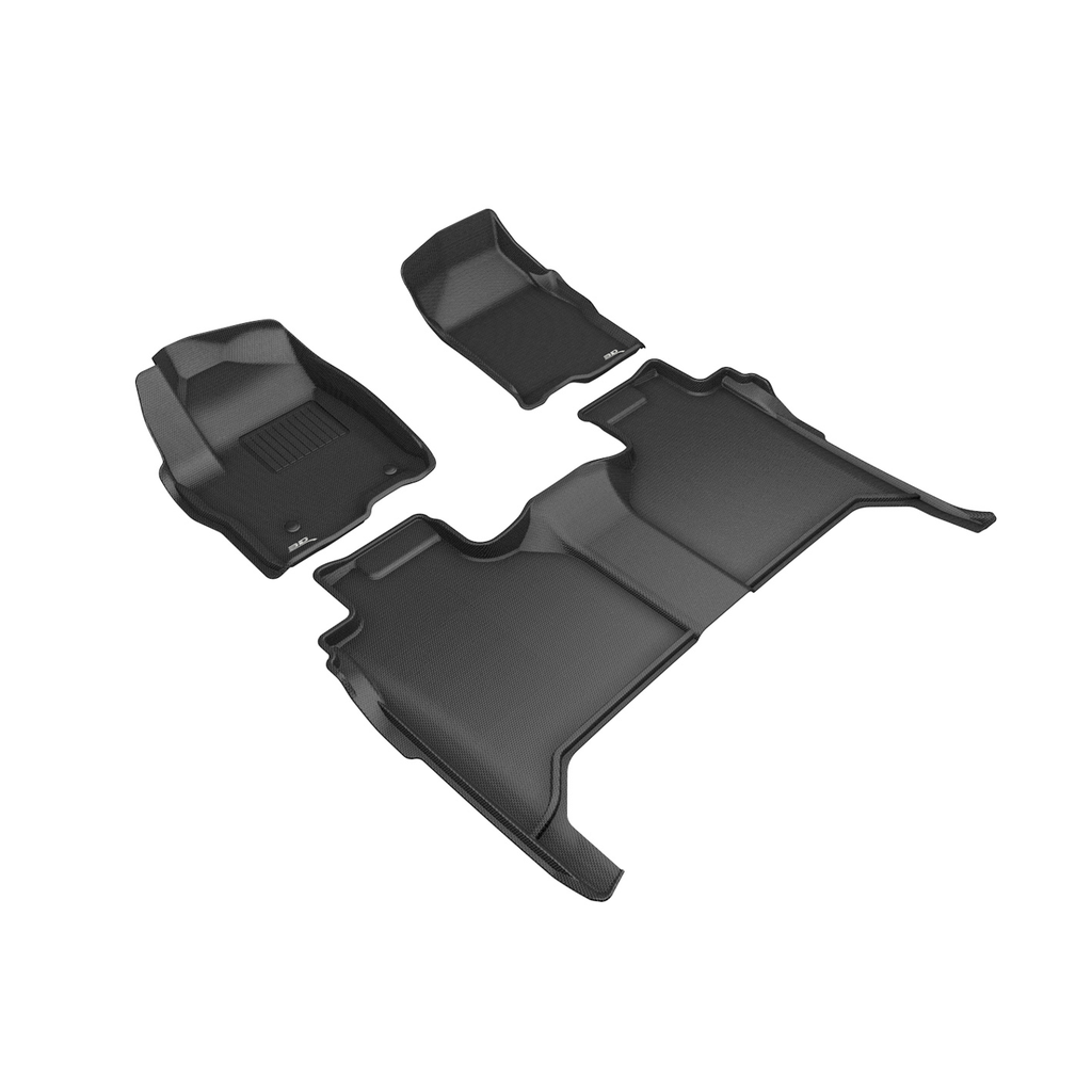 3D Maxpider - Gm P/U 1500 19- Kagu Floor Liner 1&2 Rows Blk