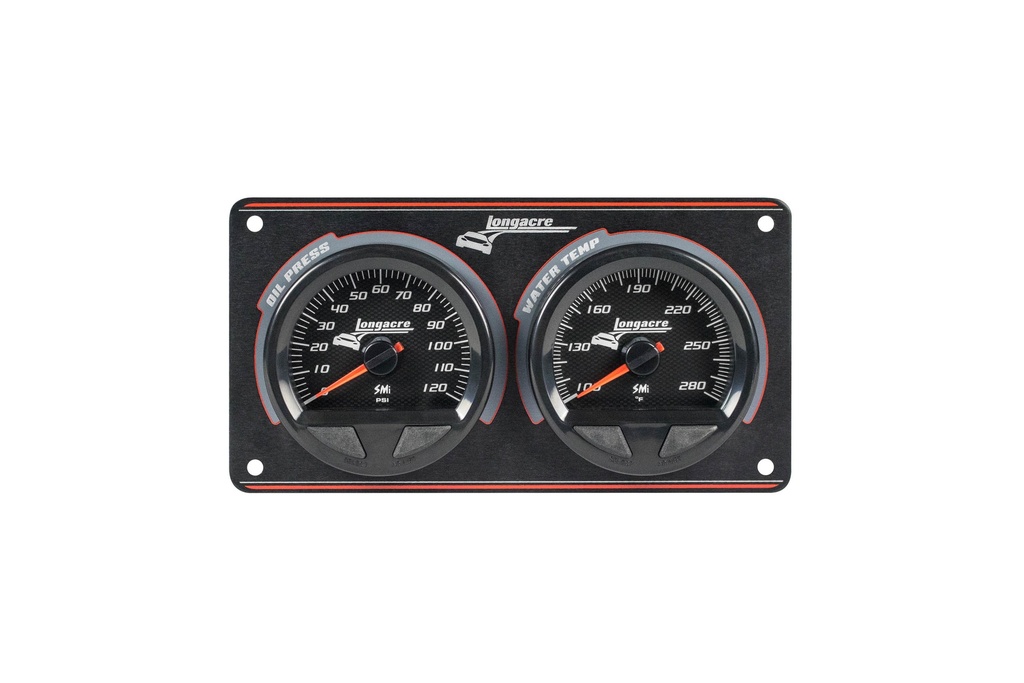 Longacre - Waterproof SMI 2 Gauge Panel OP/WT