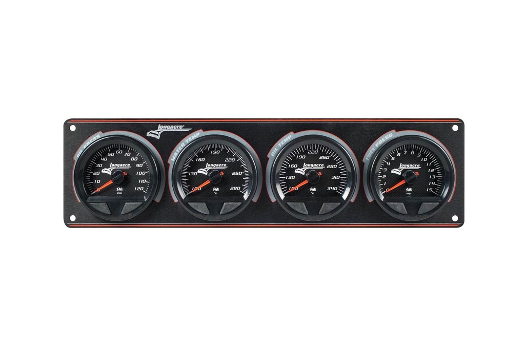 Longacre - Waterproof SMI 4 Gauge Panel OP/WT/OT/FP