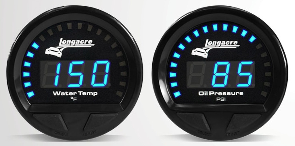 Longacre - Waterproof Led 2 Gauge Panel Op/Wt