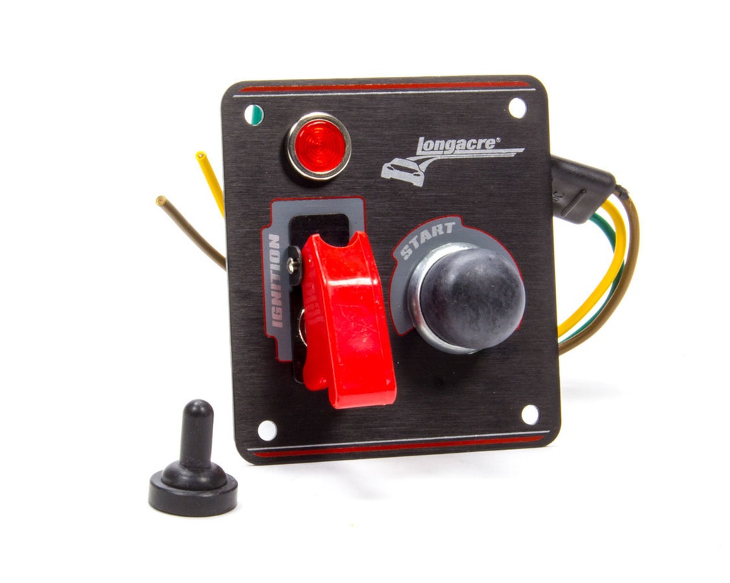 Longacre - Ignition Panel Black W/Pilot Light